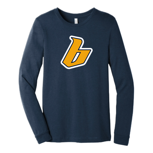 Jersey Long Sleeve Tee - B Logo(Youth & Adult Sizes)