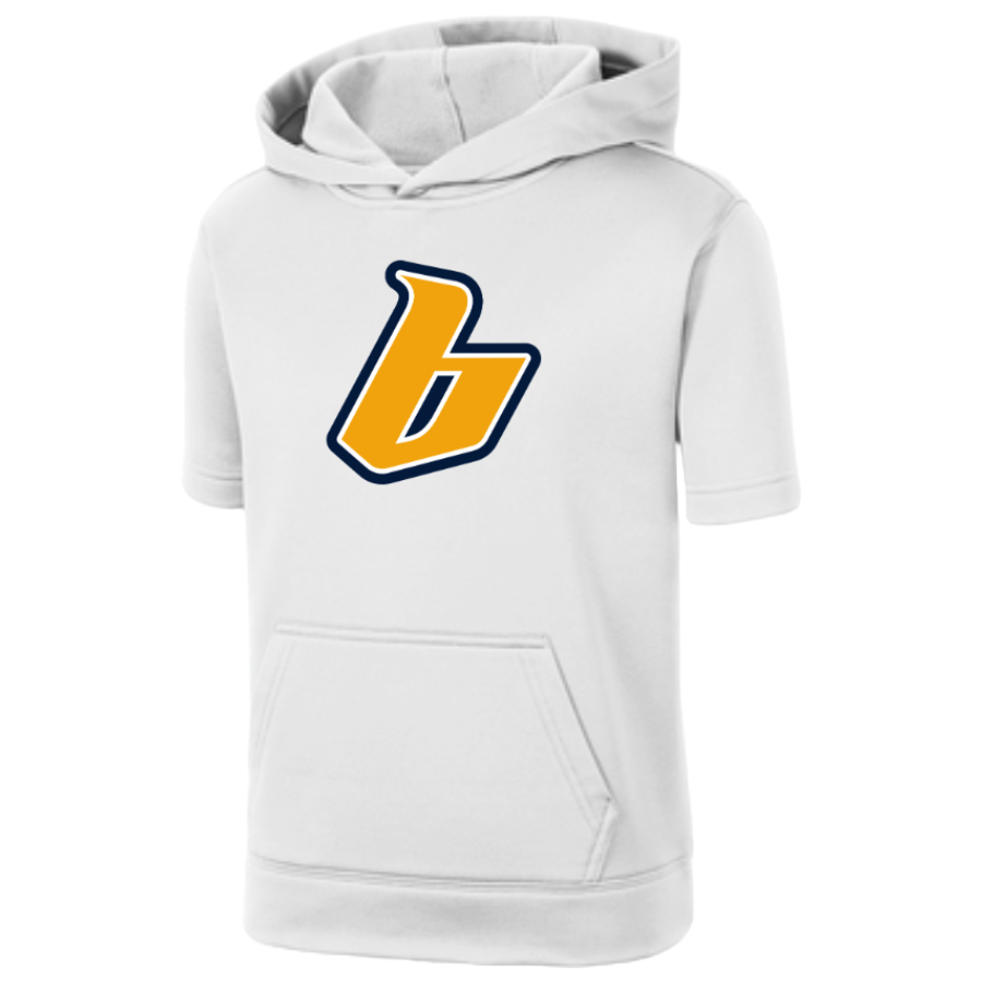 SALE! Fleece Short Sleeve Hooded Pullover - Youth & Adult Sizes